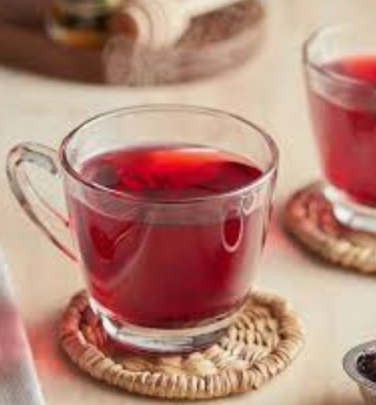 Hibiscus flower tea