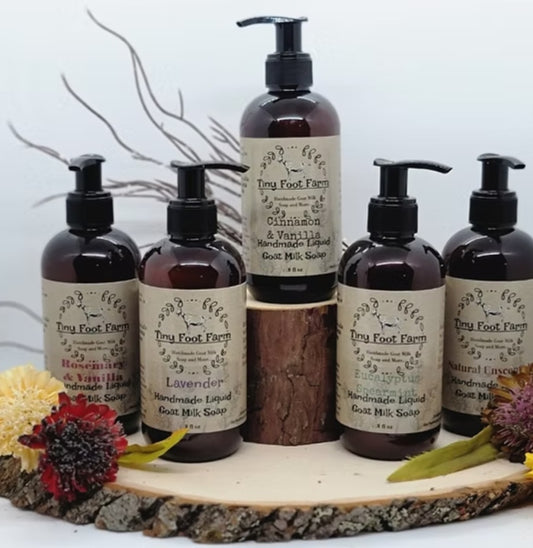 Liquid Goat Milk Soap- Tiny Foot Farms