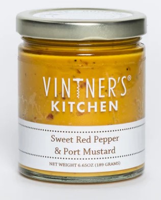 Vintner's   Kitchen Sweet Red Pepper & Port Mustard