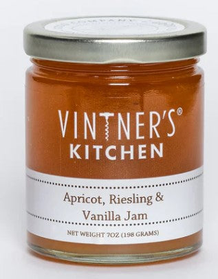 Vintner's Kitchen Apricot , Riesling &Vanilla Jam