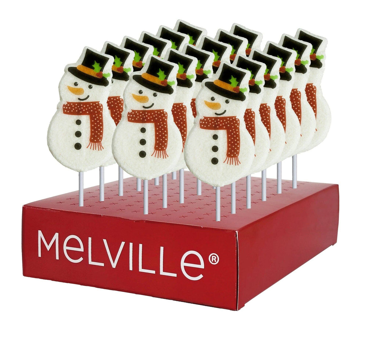 Sweet Holiday Snowman Lollipops: