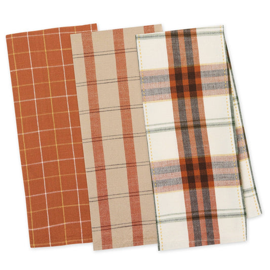 Autumn Picnic Dishtowel Set of 3