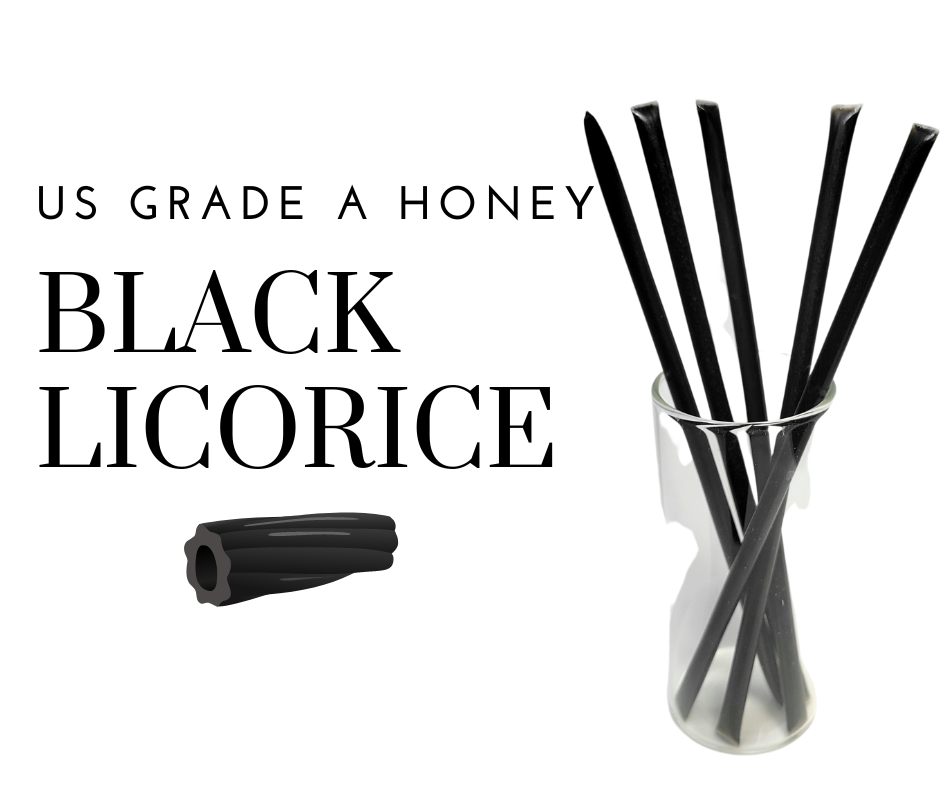 Bee Krazy Honey Sticks - Licorice 50 Ct. Refill