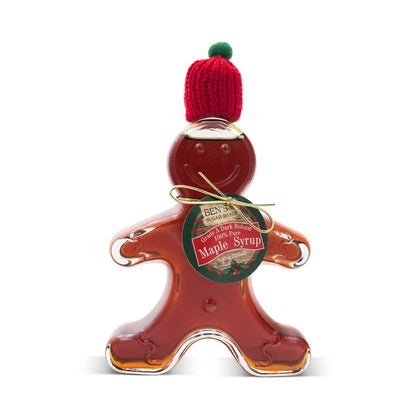 Christmas Maple Syrup Gingerbread Man (All Sizes): 3.4