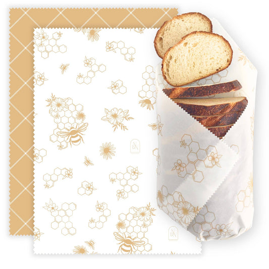 XL Beeswax Bread Wraps