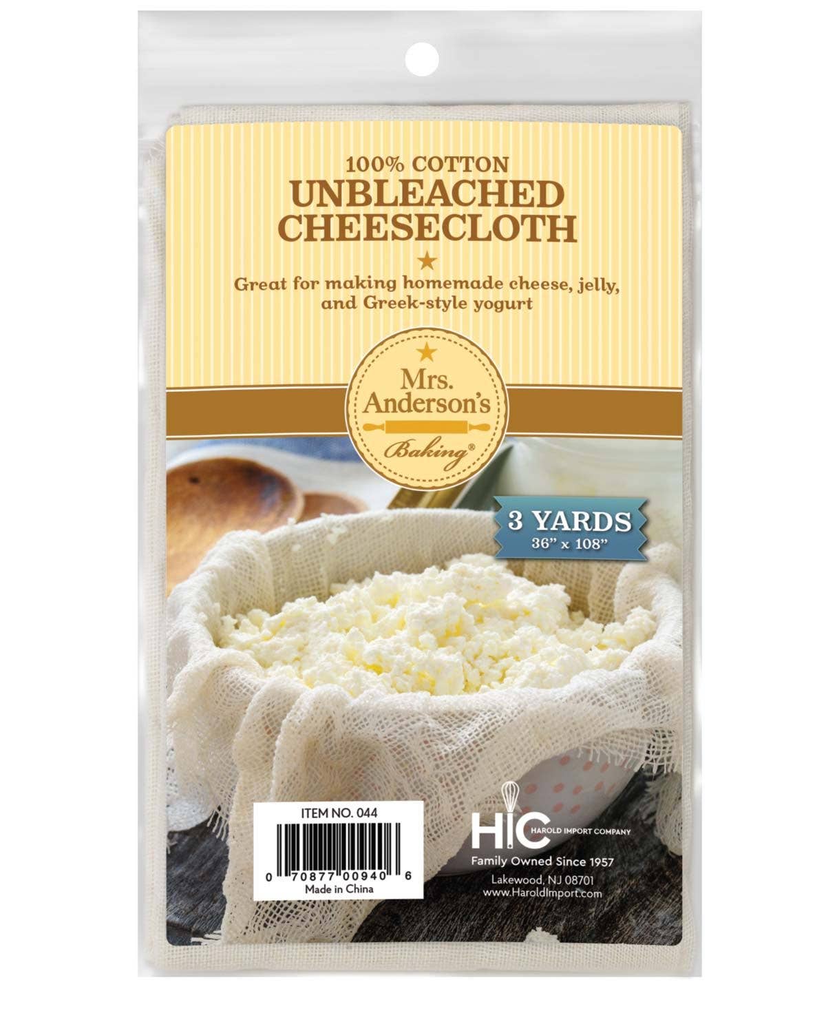 Unbleached Cotton Cheesecloth – 3 Sq Yards
