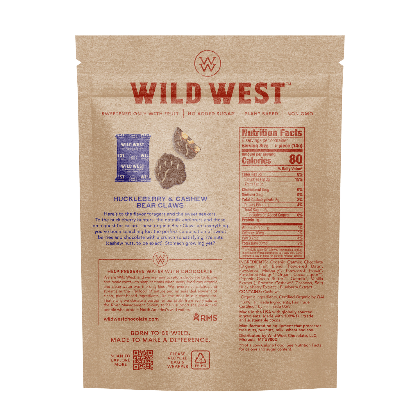 Huckleberry & Cashew Bear Claws