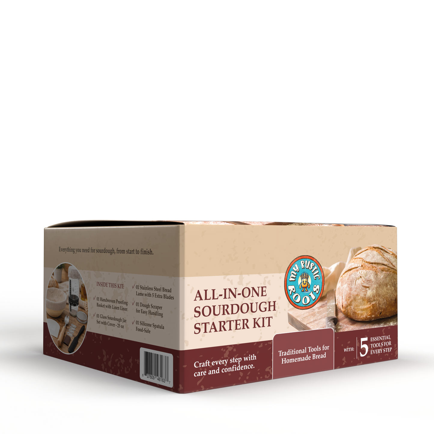 All-in-One Sourdough Starter Kit - BONUS BAG OF STARTER