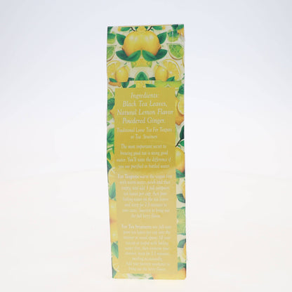 Lemon Ginger Black Loose Tea Gift Box FREE STRAINER