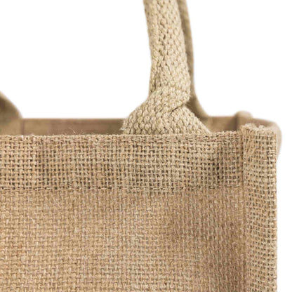 Jute Wine Bag - 2 bottle size
