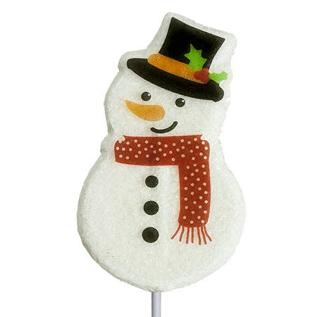 Sweet Holiday Snowman Lollipops: