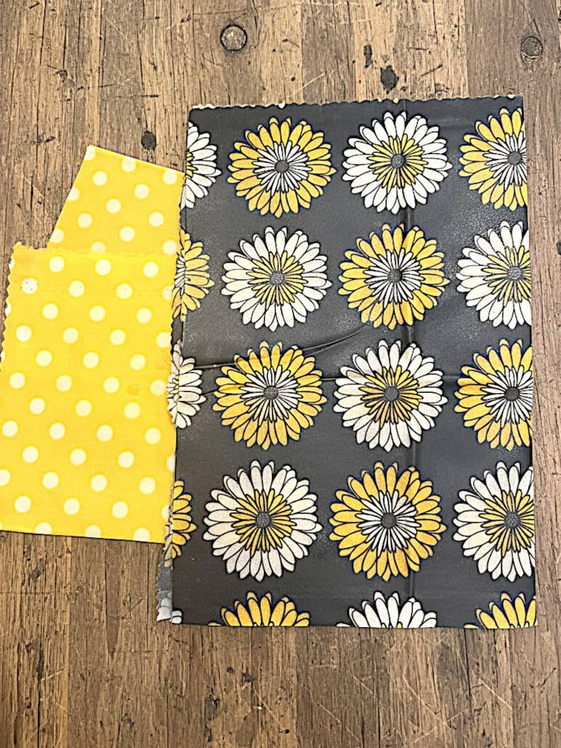 Beeswax Wrap Set of 3 Reusable Food Wraps