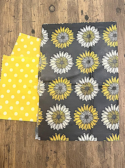 Beeswax Wrap Set of 3 Reusable Food Wraps