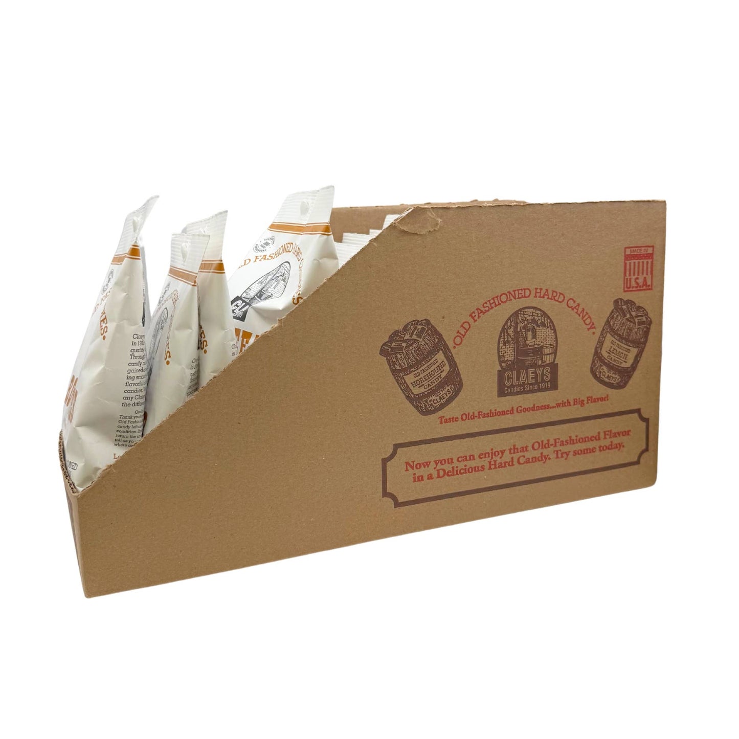 Claeys Old Fashioned Hard Candy Root Beer Drop 6oz Bag