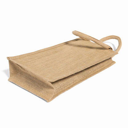Jute Wine Bag - 2 bottle size