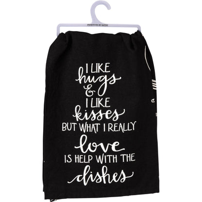 Help With The Dishes Kitchen Towel