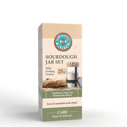 Complete Sourdough Starter Jar Kit – BONUS BAG OF STARTER