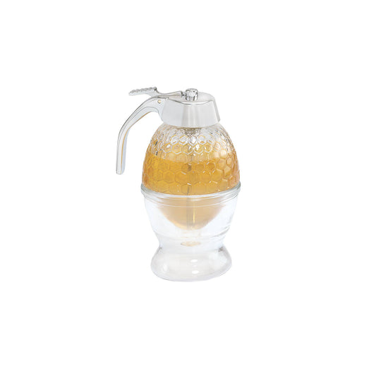 Glass Honey, Syrup Dispenser, 6-Ounce