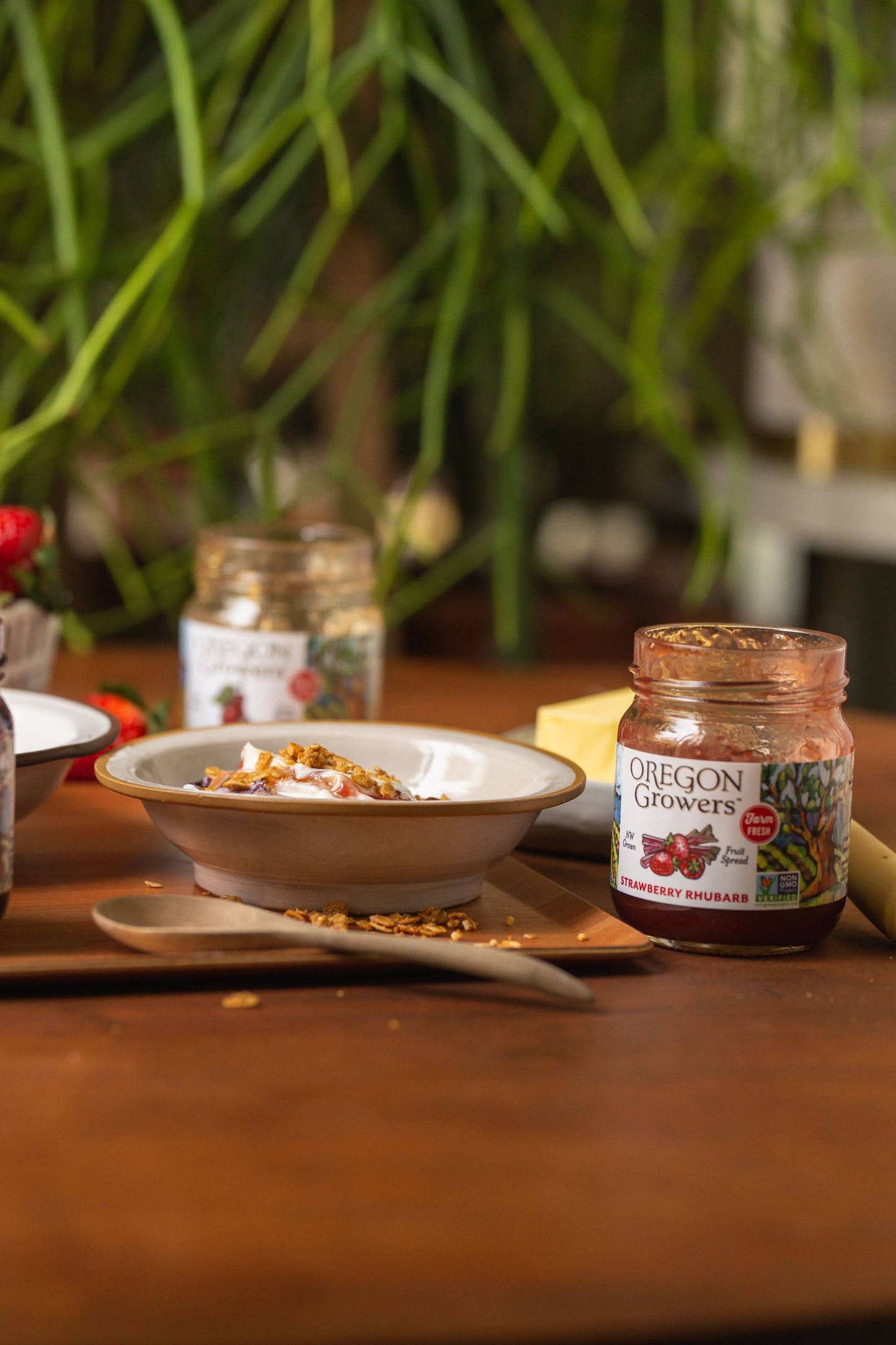 Strawberry Rhubarb Fruit Spread
