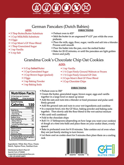 Mom's Best Gluten-Free Flour Blend - 2LB