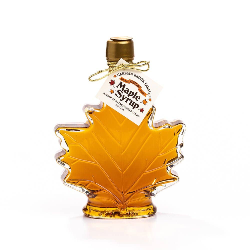 Maple Syrup Leaf Bottle in Multiple Sizes: Small - 1.7 oz