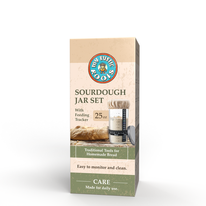 Complete Sourdough Starter Jar Kit – BONUS BAG OF STARTER