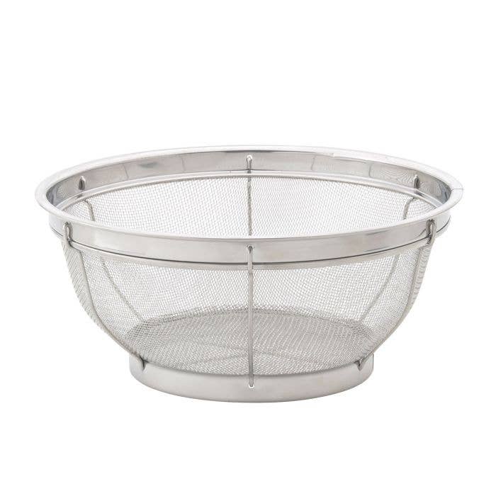 HIC Kitchen Reinforced Mesh Stainless Steel Colander