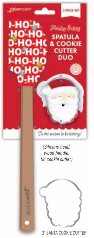 Christmas Home, Ho Ho Ho Spatula & Santa Cookie Cuter
