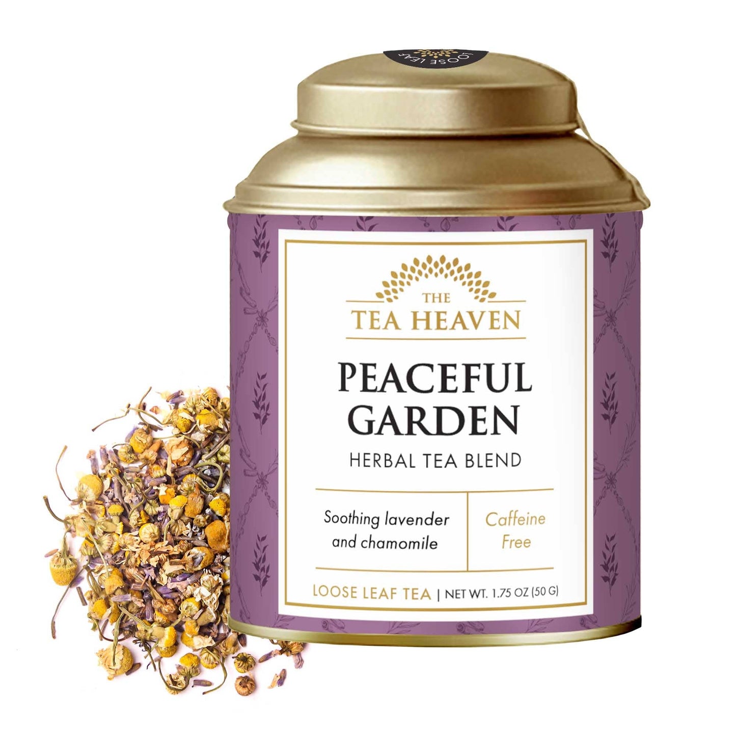 Peaceful Garden Loose Leaf Canister