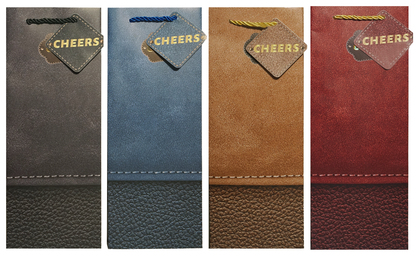 Wine Bag -Asst. Solid Colors.