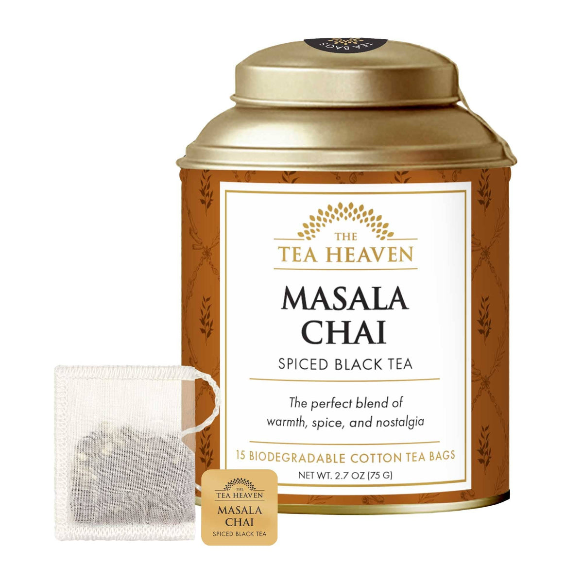 Masala Chai Tea Bag Canister