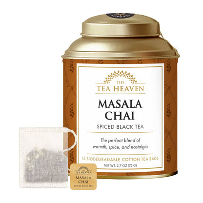 Masala Chai Tea Bag Canister