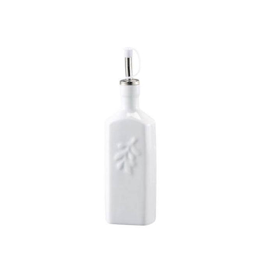 Oil Bottle, Square, Porcelain, 16oz