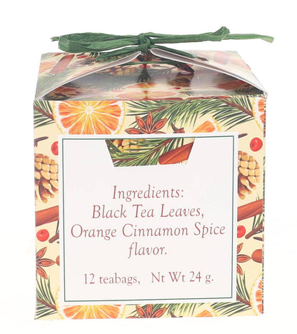 Holiday Spice Black Tea Box, Tea Bags, Holiday Flavors