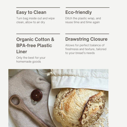 Reusable Bread Bag, Sourdough Supplies