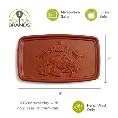 Bread Warmer, 100% Terracotta Bread Warming Stone
