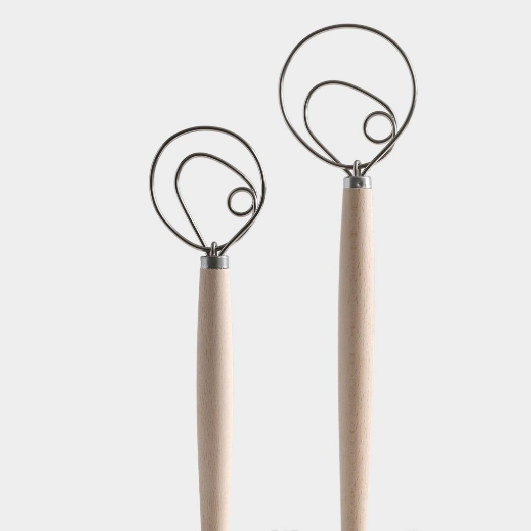 Large Danish Dough Whisk for Bread Mixing