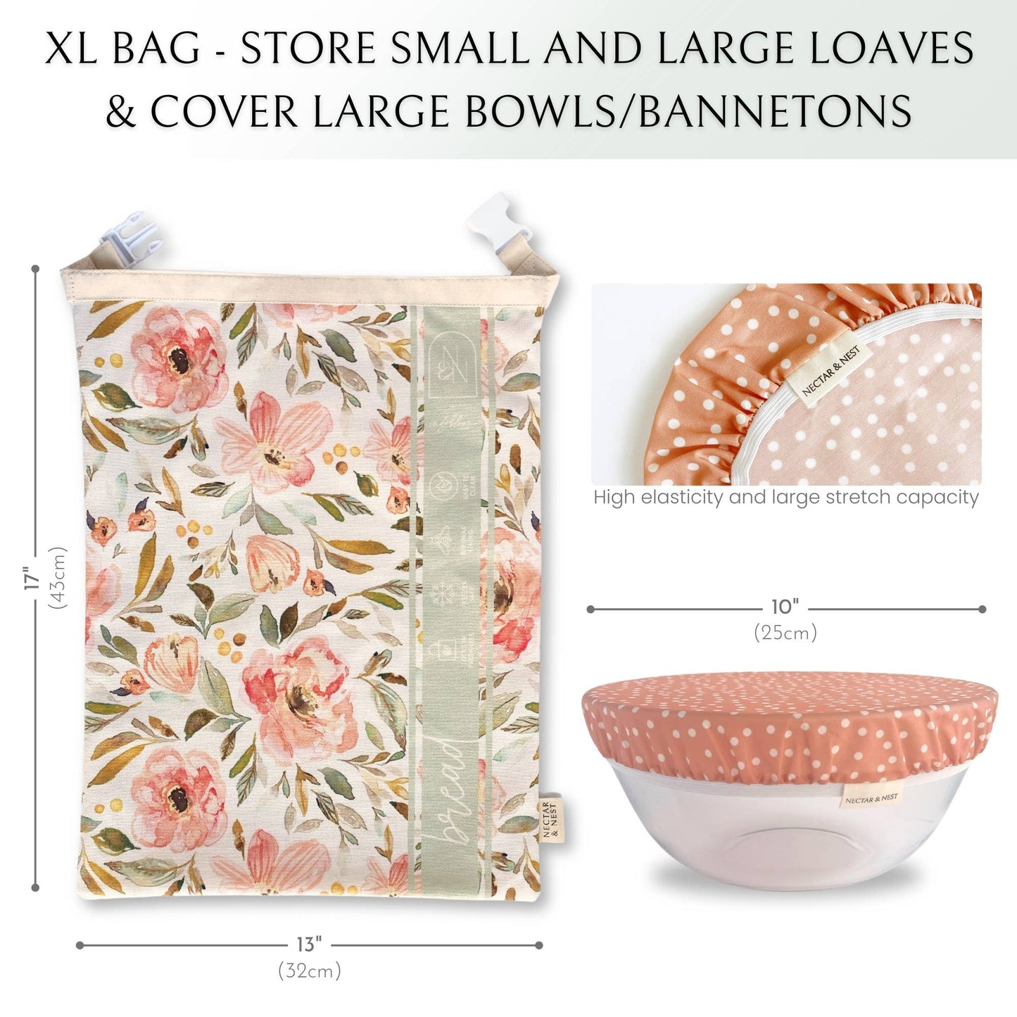 Artist Series Bread Baker Set - Sweetpea Garden