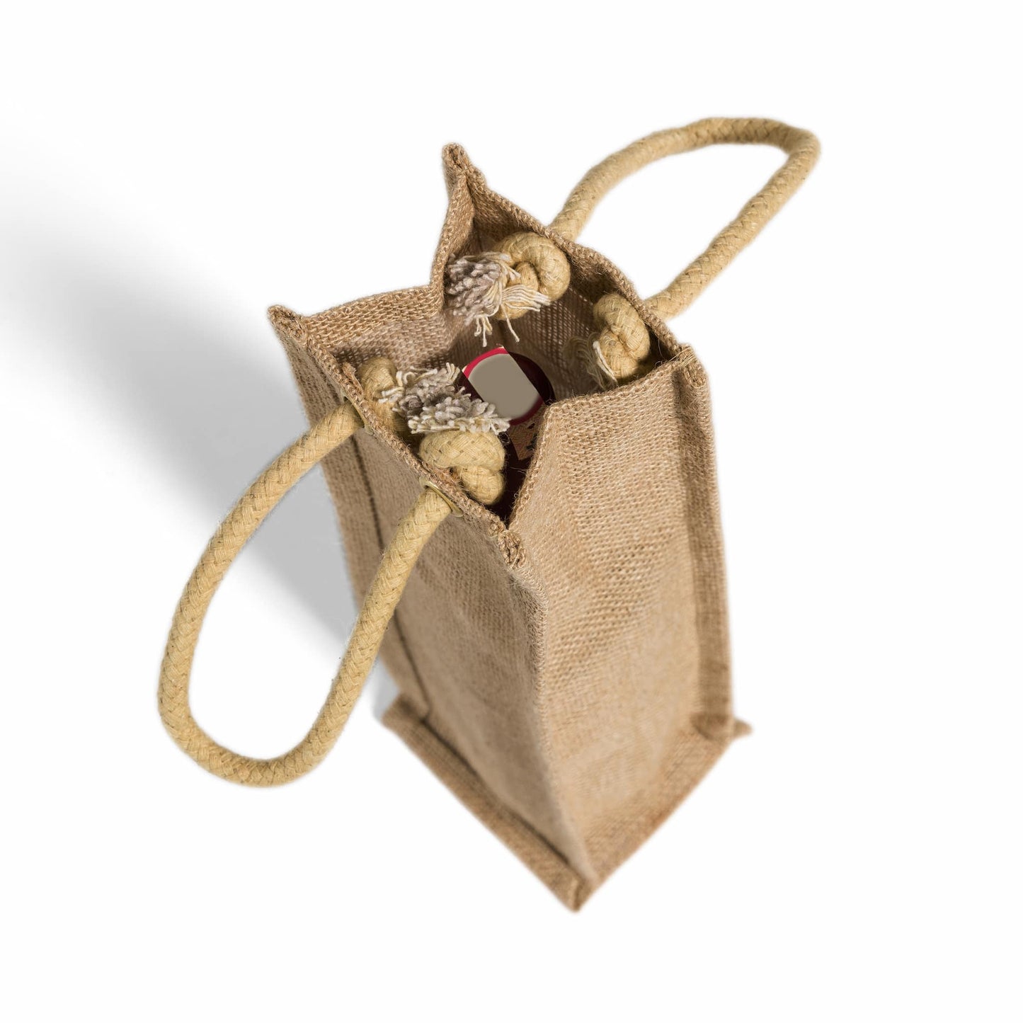 Jute Wine Bag - 2 bottle size