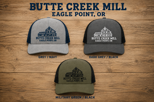 Butte Creek Mill Logo Hats